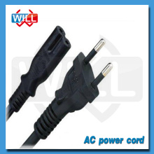 Factory high quality 2 prong brazil ac power plug with IEC